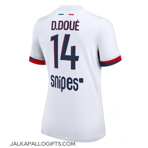 Paris Saint-Germain Desire Doue #14 Vieraspaita Naiset 2025-26 Lyhythihainen